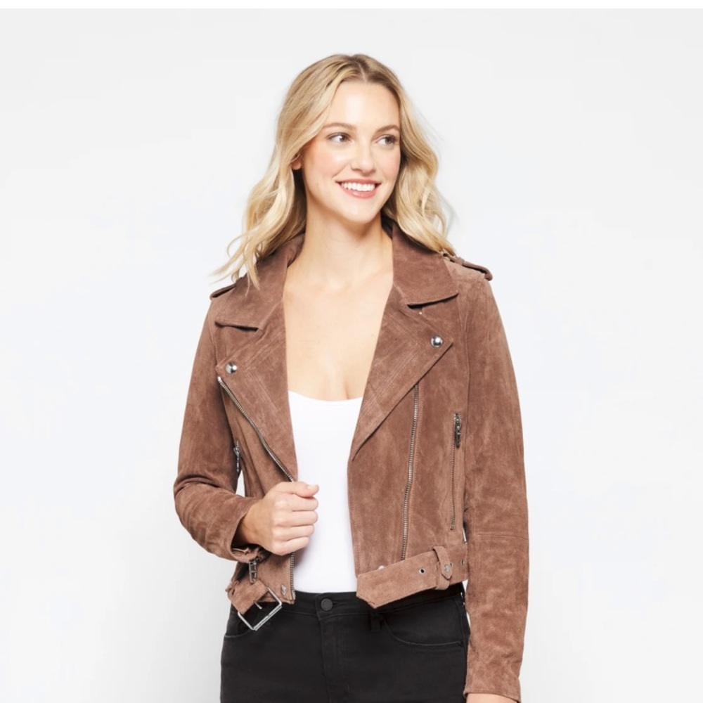 Blank NYC Brown Leather Jacket